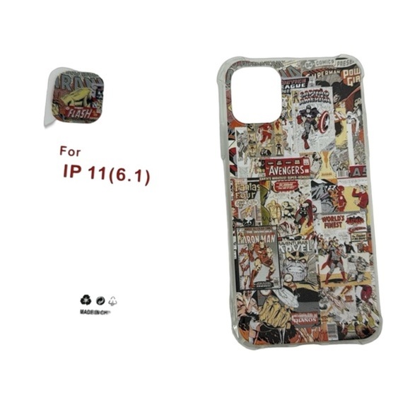 Epic Cartoon Superhero iPhone 11 Case - Trendy Pop Culture Art & Cool TPU Bumper - Picture 6 of 7